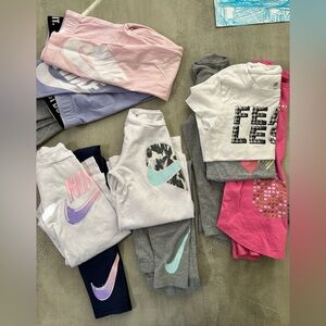 Lot of Nike lounge clothing sizes 5/6 and 6/7